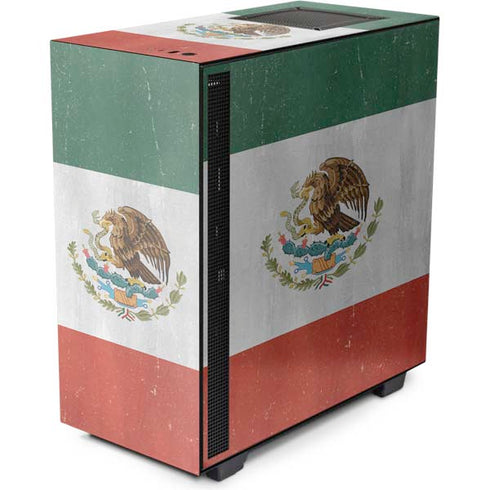 Mexico Flag Distressed NZXT H510 Compact ATX Mid-Tower Case Skin